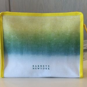 Barneys New York bag 10x7 yellow blue green colors